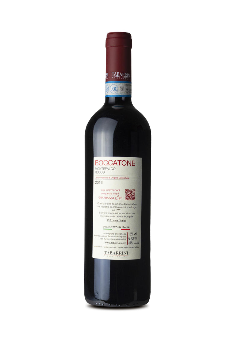 “Boccatone”, Tabarrini – Montefalco Rosso Doc 2020
