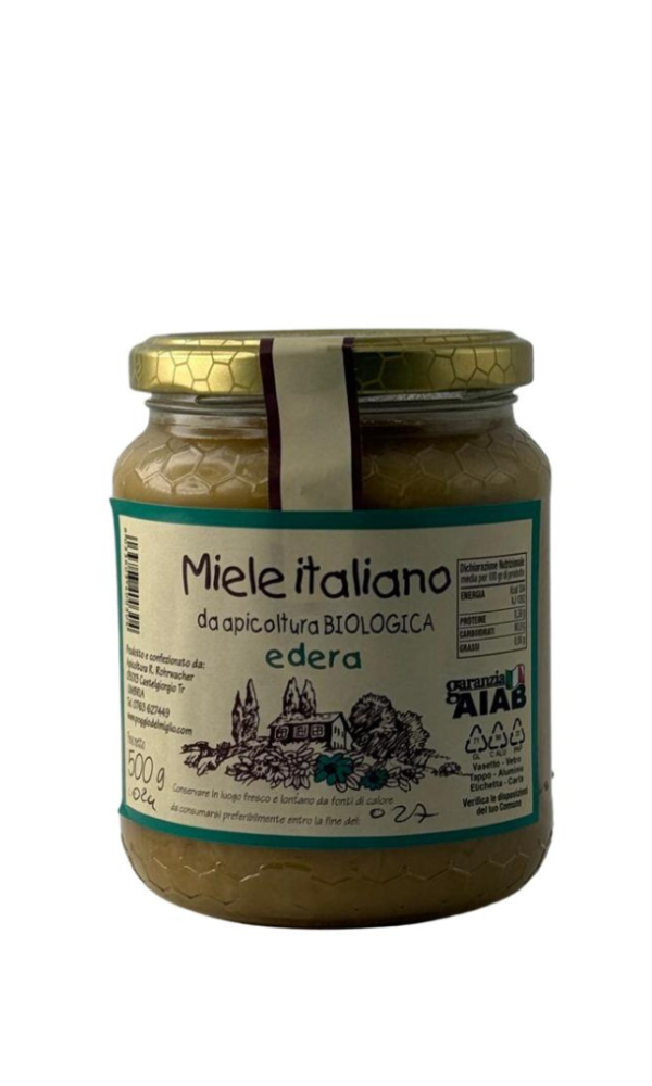 Miele di Edera Apicoltura Rohrwacher 500 grammi
