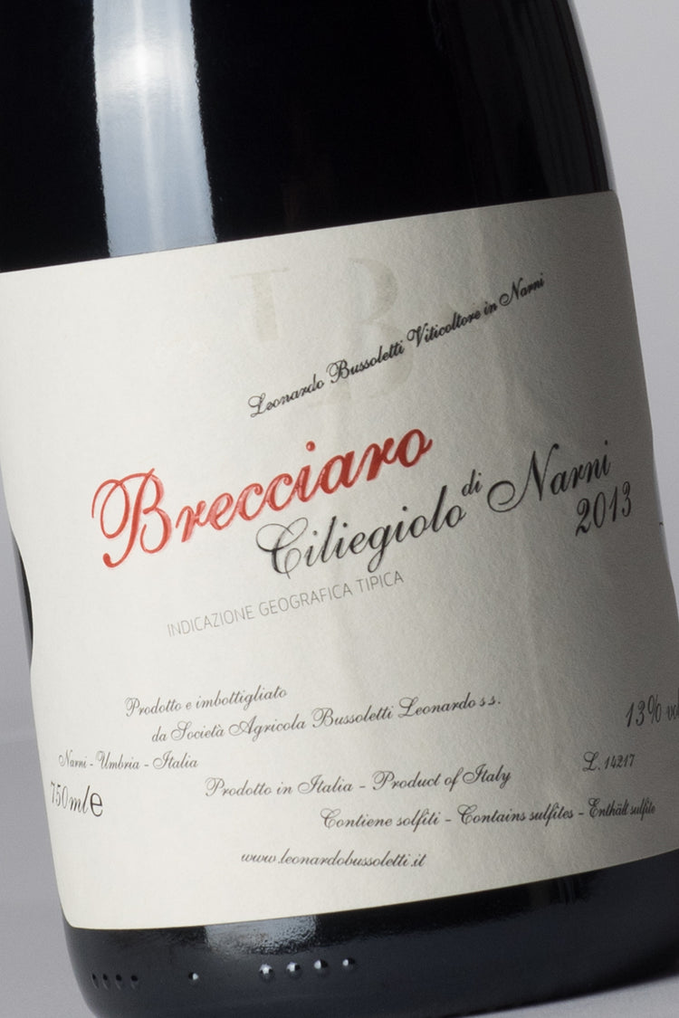 Brecciaro, Bussoletti Leonardo - Ciliegiolo di Narni IGT (Bio)