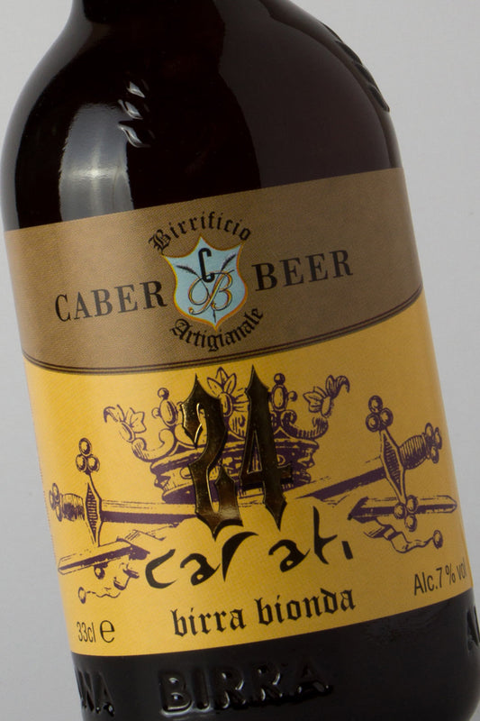 24 Carati, Belgian strong Golden Ale - Caber Brewery, Spoleto