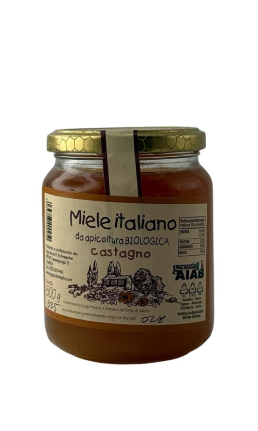 Miele di Castagno  Apicoltura Rohrwacher 500 grammi