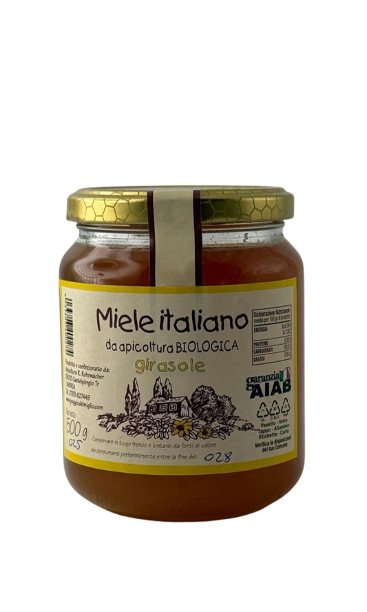 Miele di Girasole Apicoltura Rohrwacher 500 grammi
