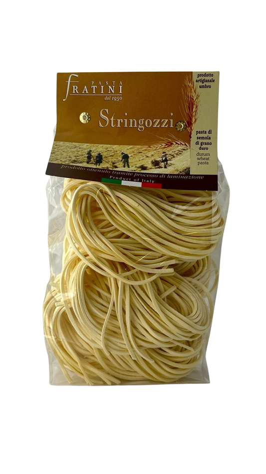 Stringozzi, pasta di semola di grano duro