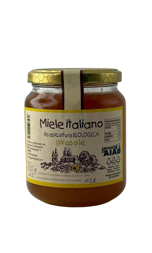 Miele di Girasole  Apicoltura Rohrwacher 500 grammi