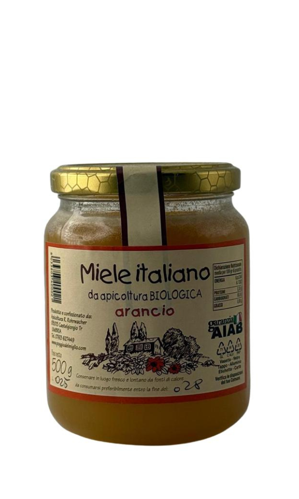 Miele di Arancio  Apicoltura Rohrwacher 500 grammi