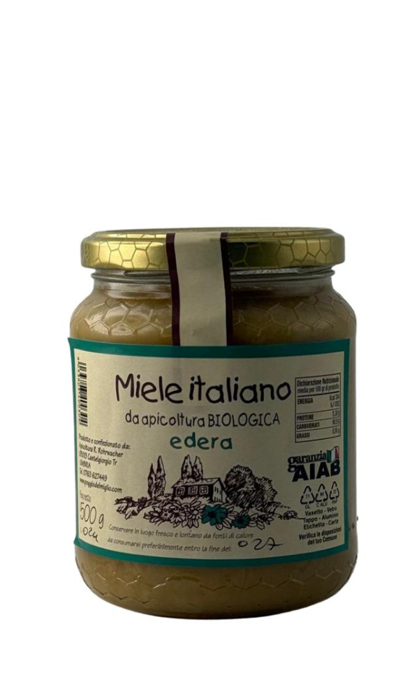 Miele di Edera  Apicoltura Rohrwacher 500 grammi