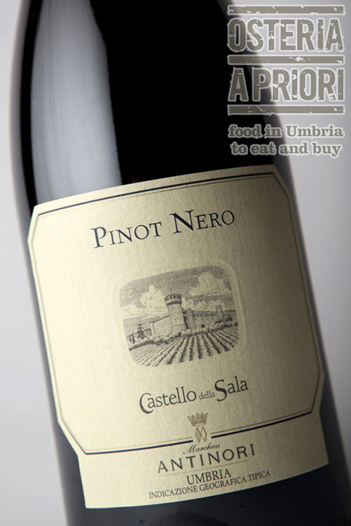 Pinot Nero, Castello della sala Antinori - Pinot Nero Umbria IGT